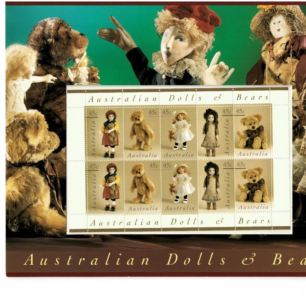 Australian Dolls & Bears Stamps 1997